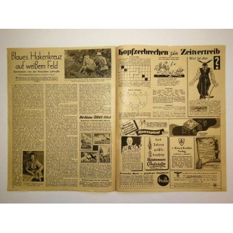 Tyska WW2-tidningen Der Adler, nr 20, 29. September 1942. Espenlaub militaria